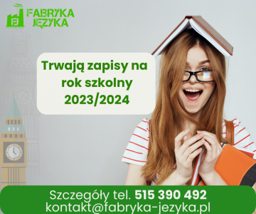 Trwają zapisy na rok szkolny 20232024